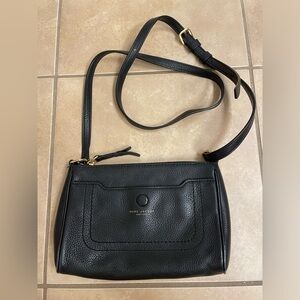 Marc Jacob’s black leather crossbody bag